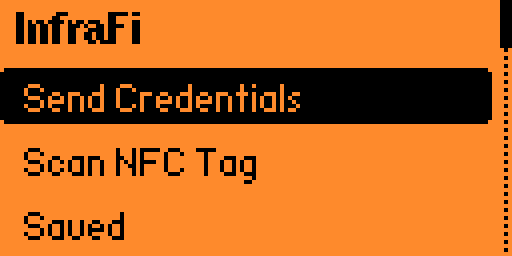 Main menu